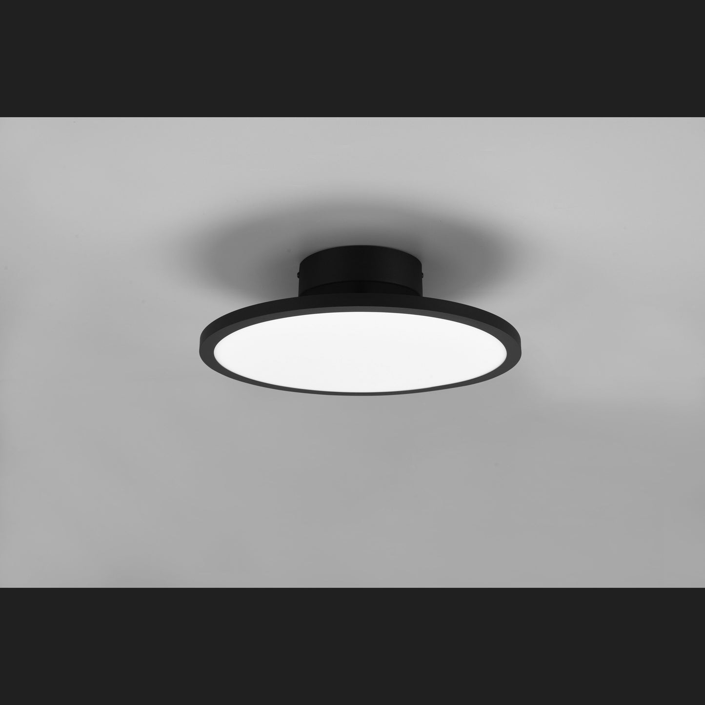 Tray  - Ceiling lamp - Black Matt - Trio