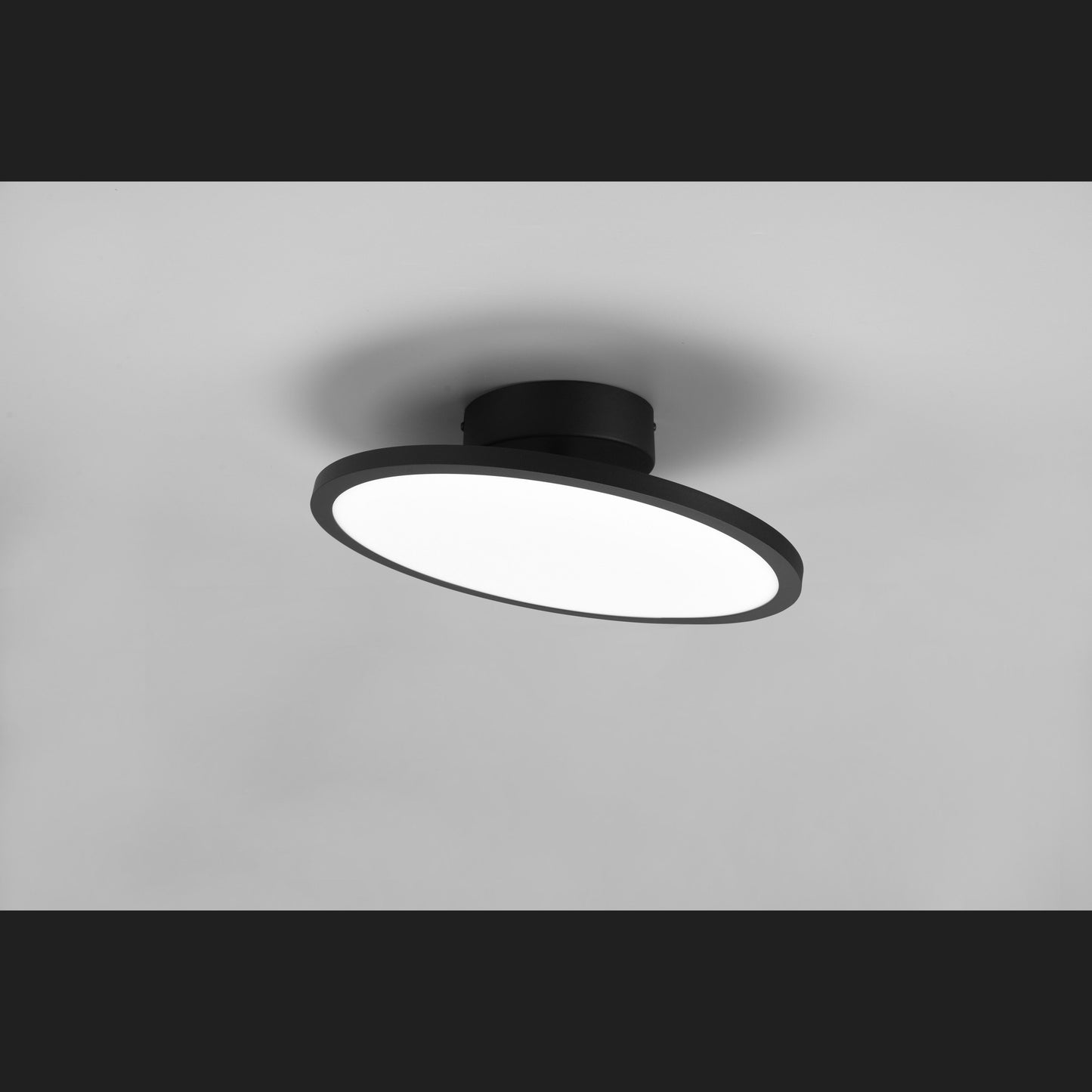 Tray  - Ceiling lamp - Black Matt - Trio