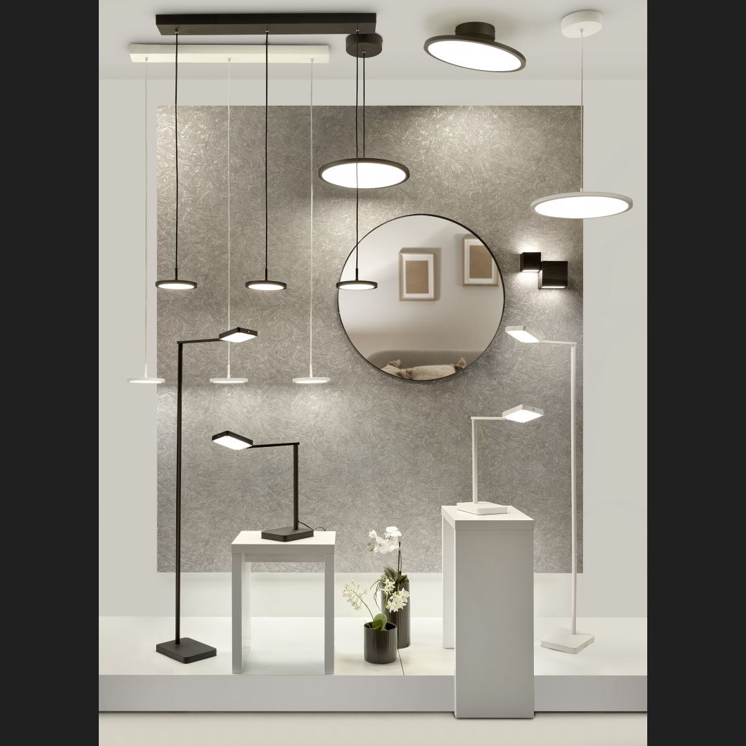Tray  - Ceiling lamp - Black Matt - Trio