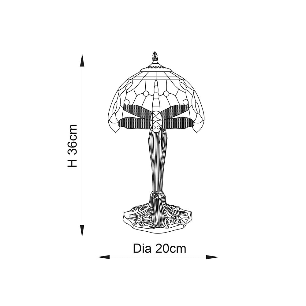 Dragonfly flame Mini table
