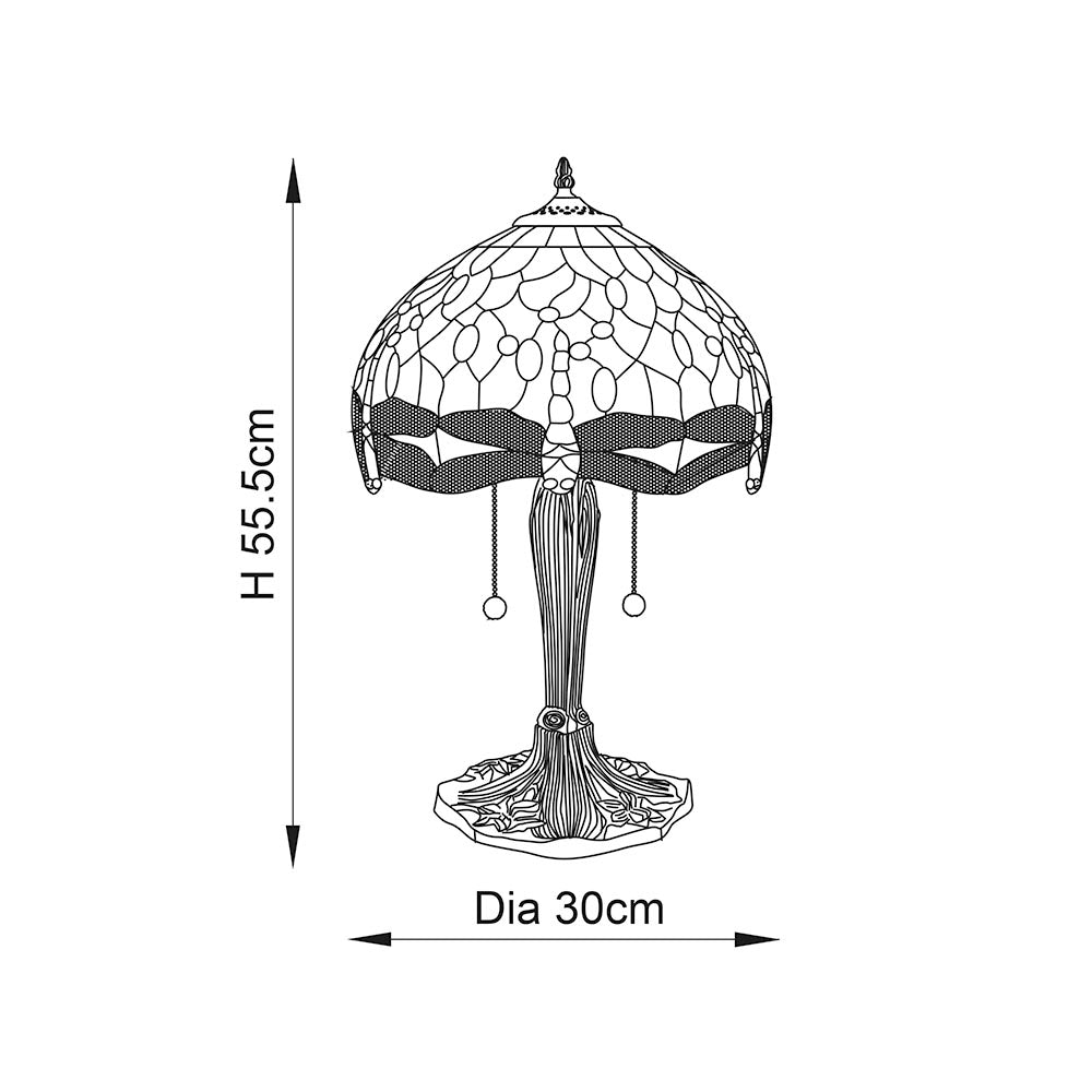 Dragonfly flame Small table