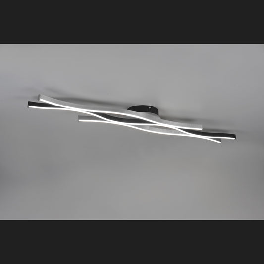 Blaze - Ceiling Light - Brushed Aluminium - Trio - 641210305