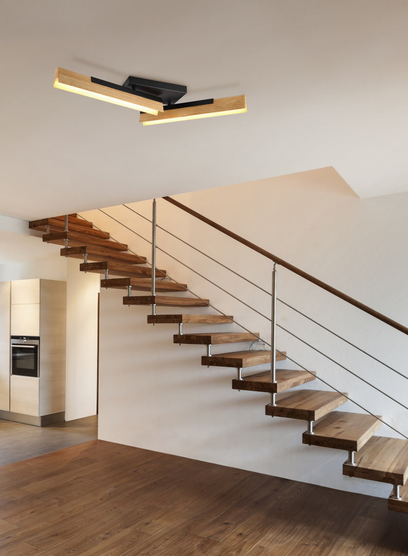 Kerala  - Ceiling lamp - Black Matt - Trio