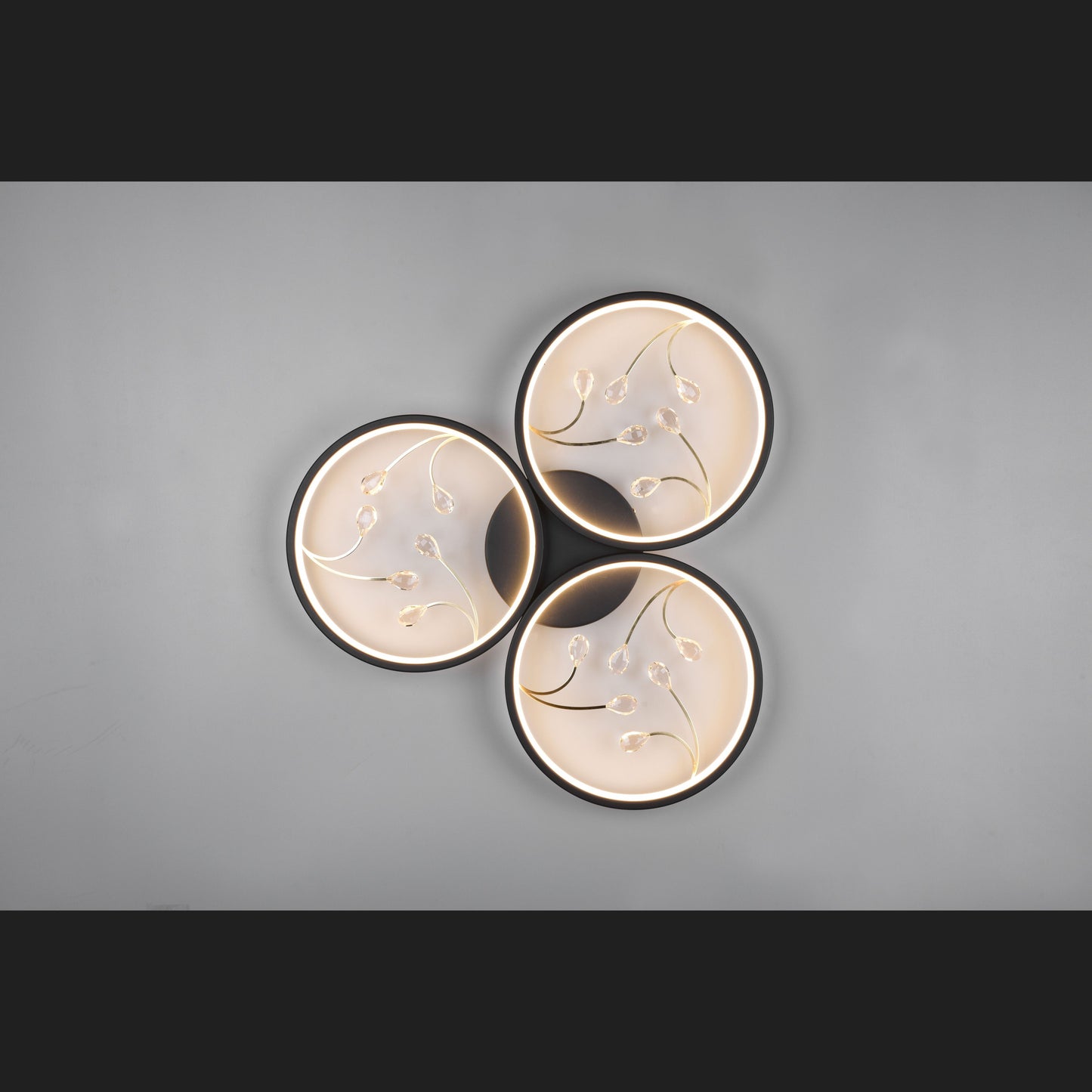 Groovy  - Ceiling lamp - Black Matt - Trio