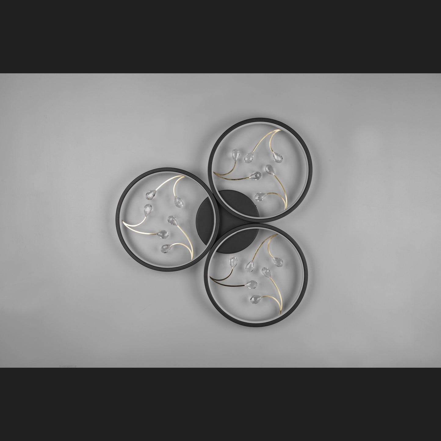 Groovy  - Ceiling lamp - Black Matt - Trio