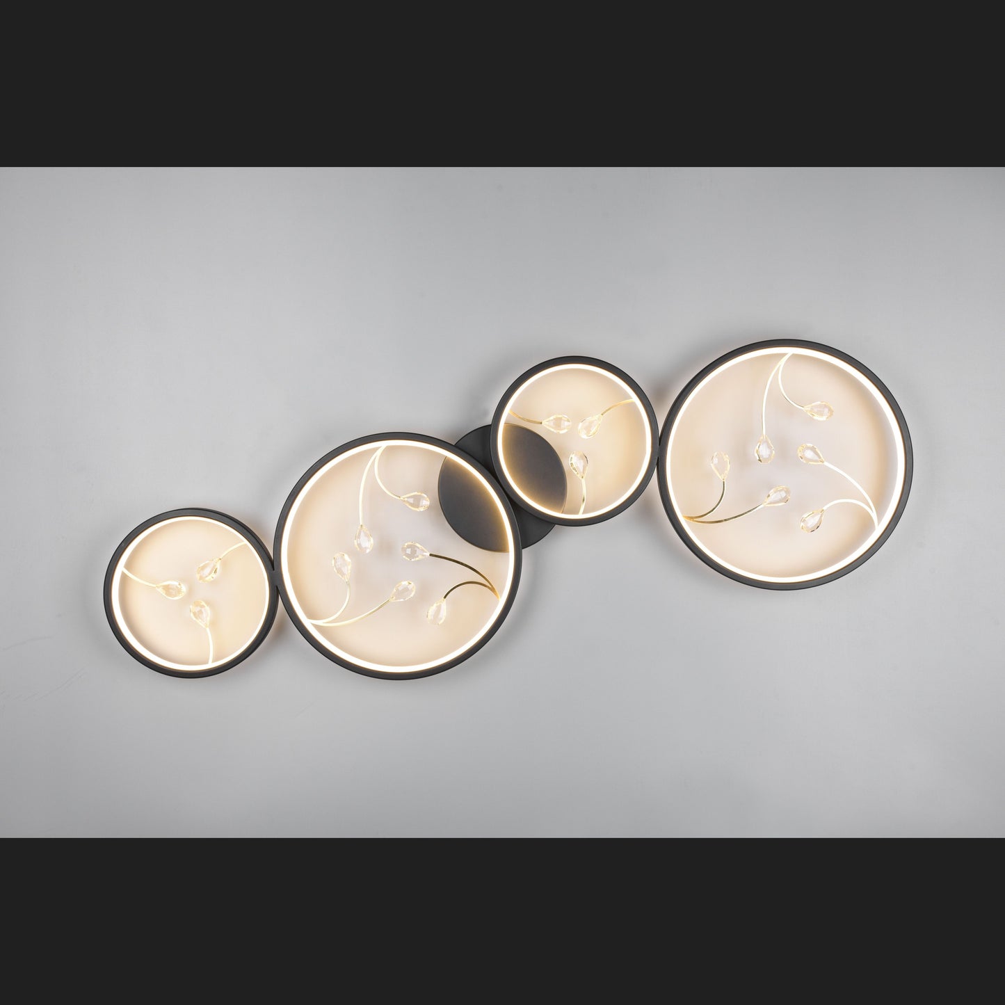 Groovy  - Ceiling lamp - Black Matt - Trio