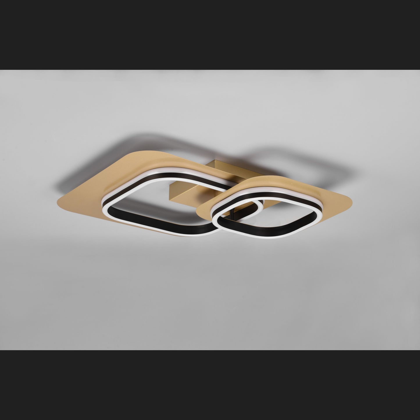 Lugo  - Ceiling lamp - Black - Gold - Trio