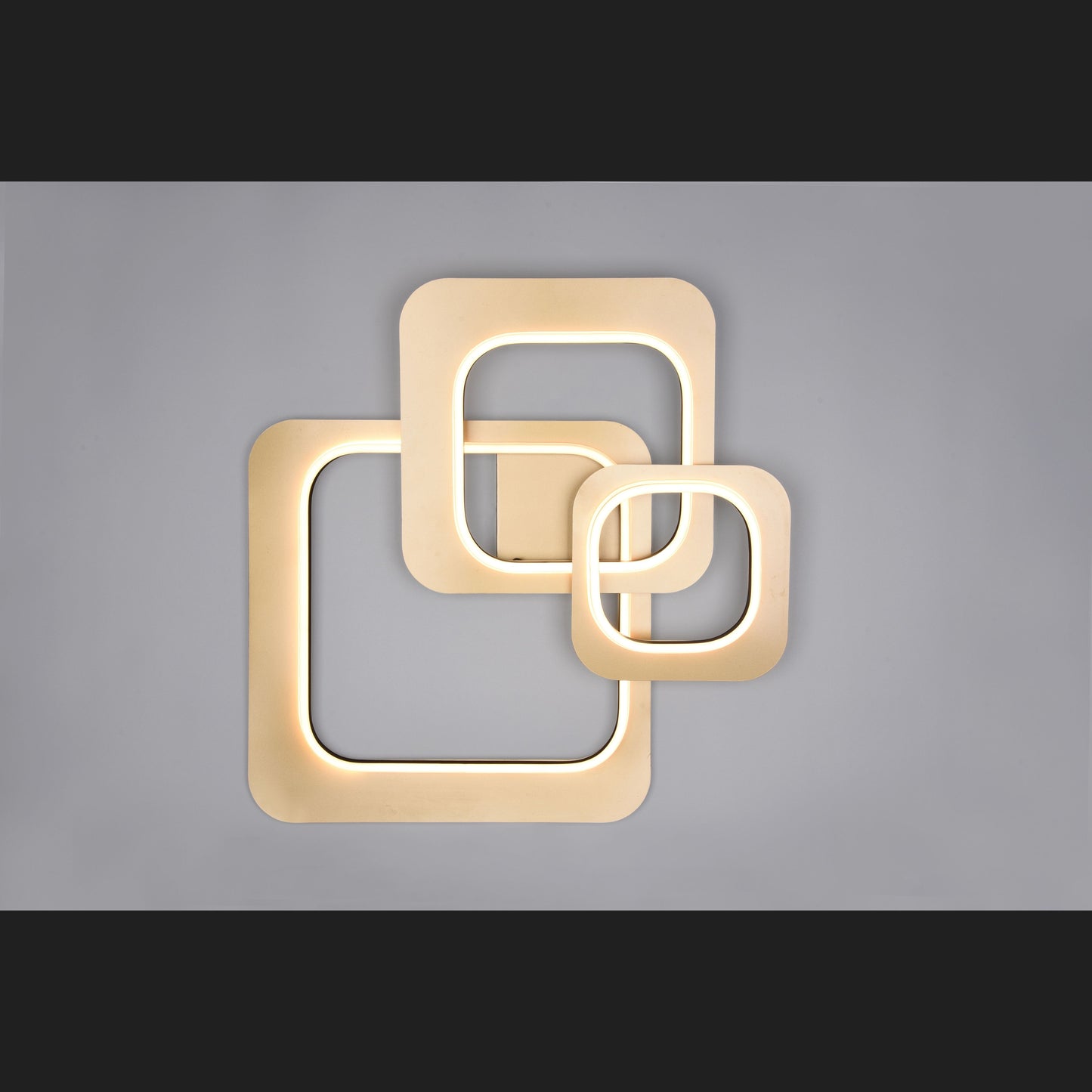 Lugo  - Ceiling lamp - Black - Gold - Trio