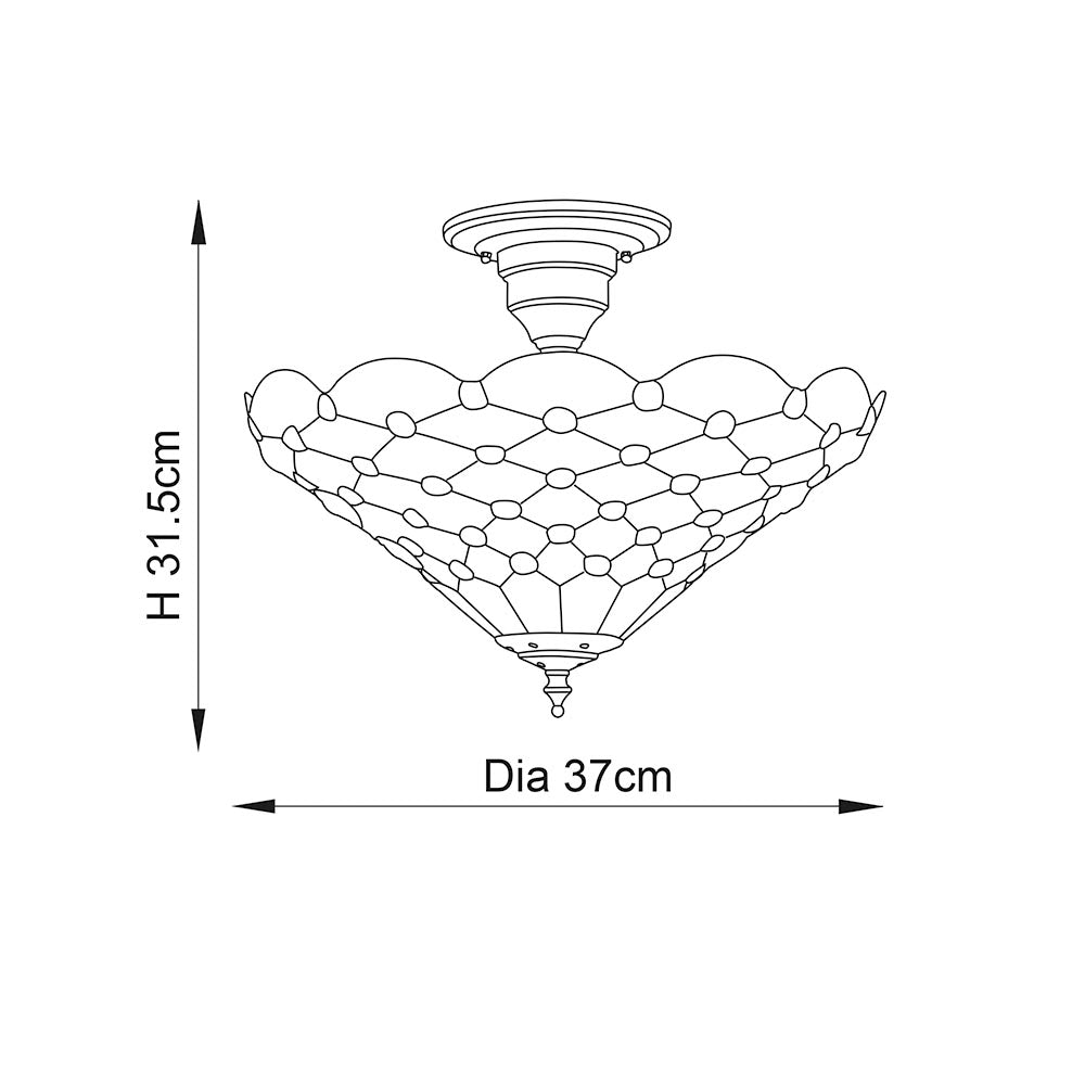Pearl Medium 3lt semi flush