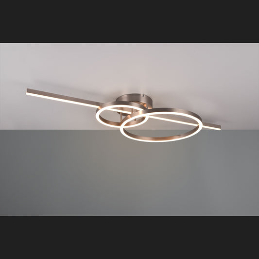 Montilla - Ceiling Light - Nickel Matt - Trio - 643010307