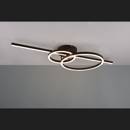 Montilla - Ceiling Light - Black Matt - Trio - 643010332