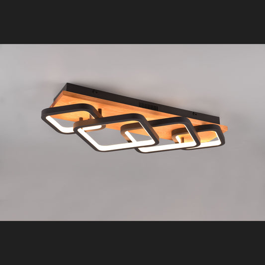 Rama  - Ceiling lamp - Black Matt - Trio