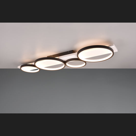 Medera  - Ceiling lamp - Black Matt - Trio