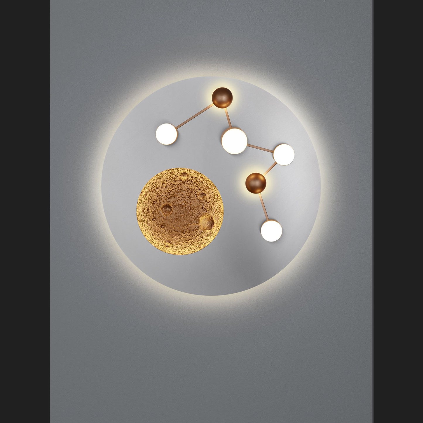 Zodiac  - Ceiling lamp - Brushed Aluminium - Trio