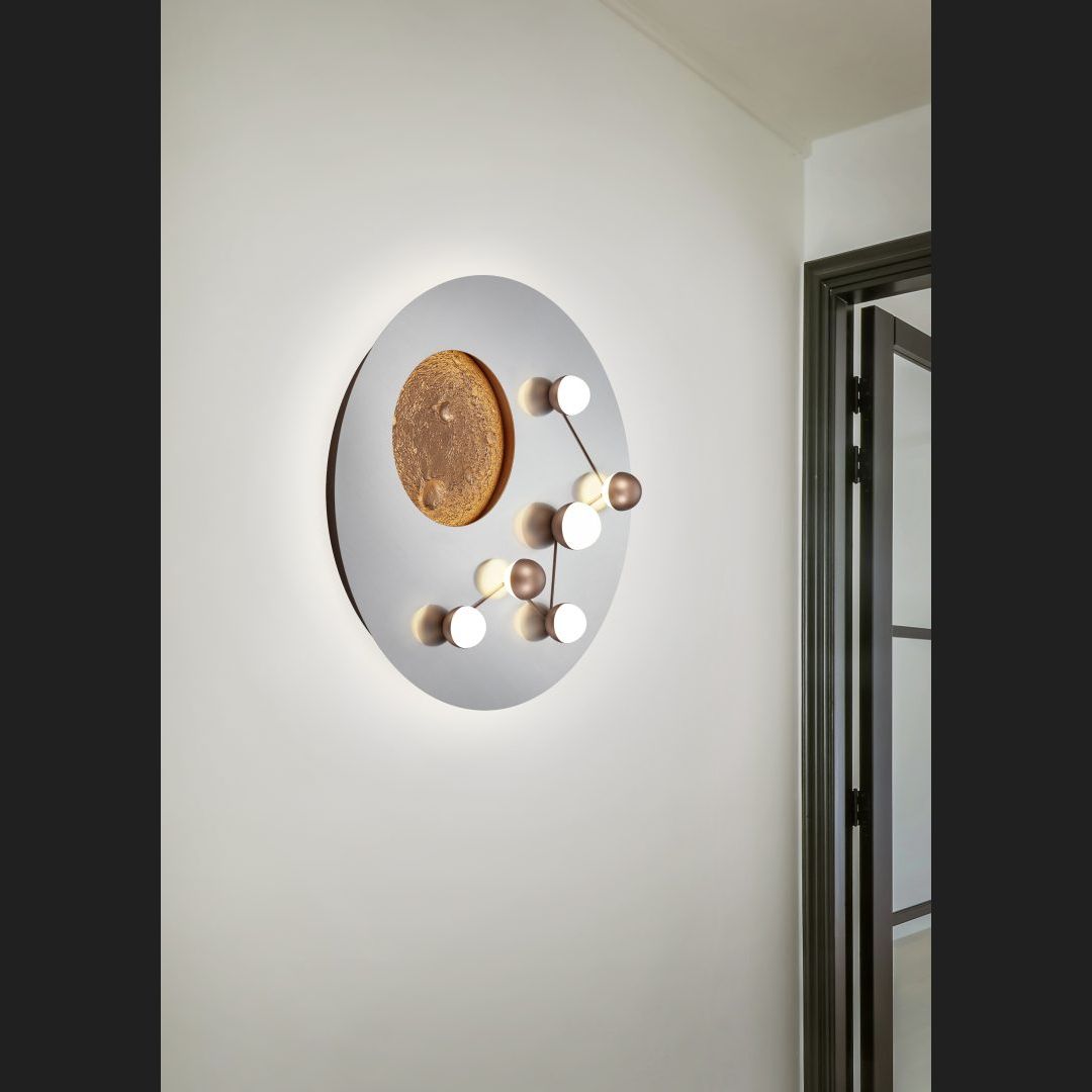 Zodiac  - Ceiling lamp - Brushed Aluminium - Trio