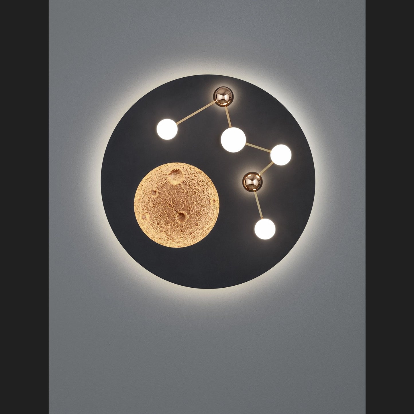 Zodiac  - Ceiling lamp - Black Matt - Trio