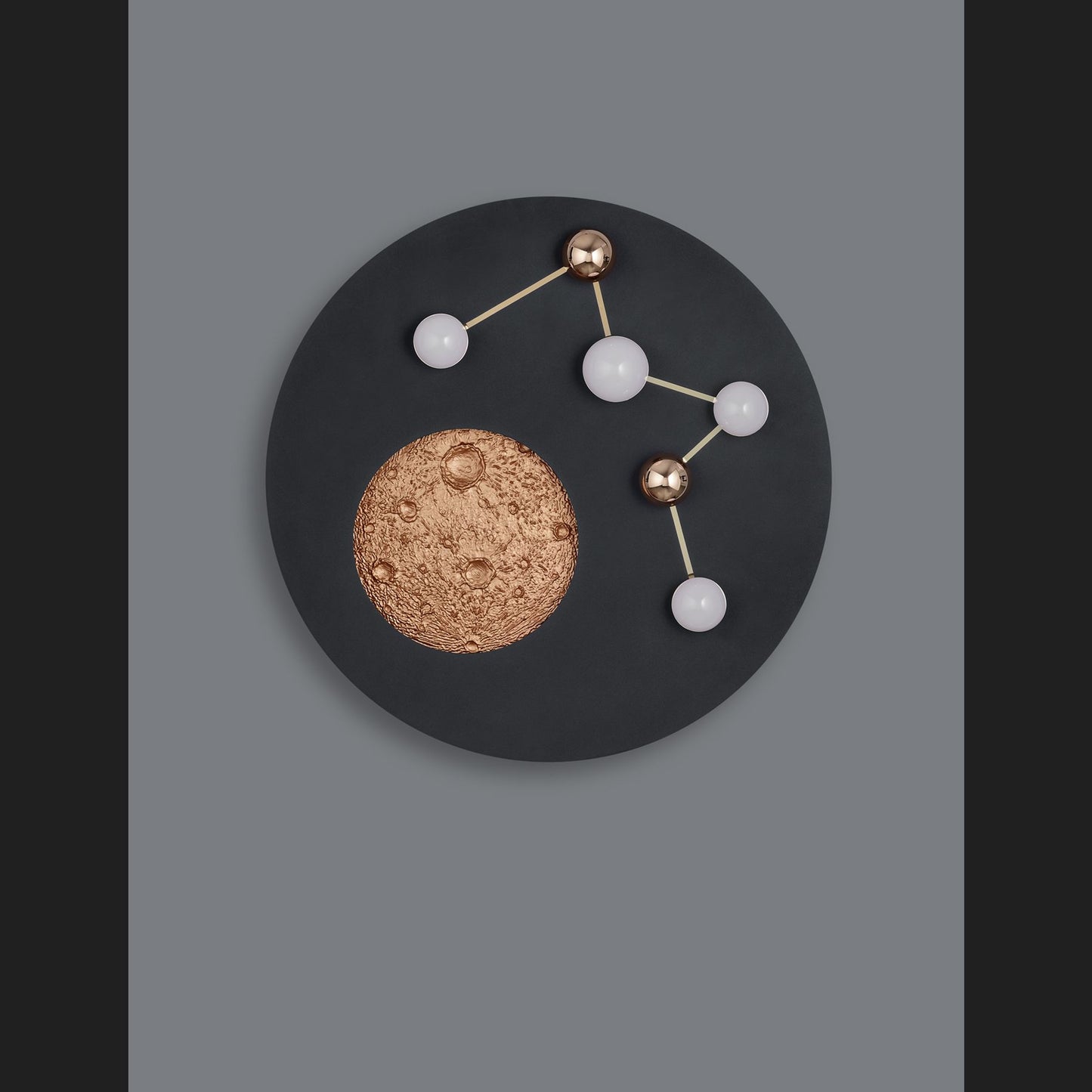 Zodiac  - Ceiling lamp - Black Matt - Trio