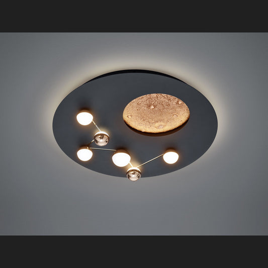 Zodiac  - Ceiling lamp - Black Matt - Trio