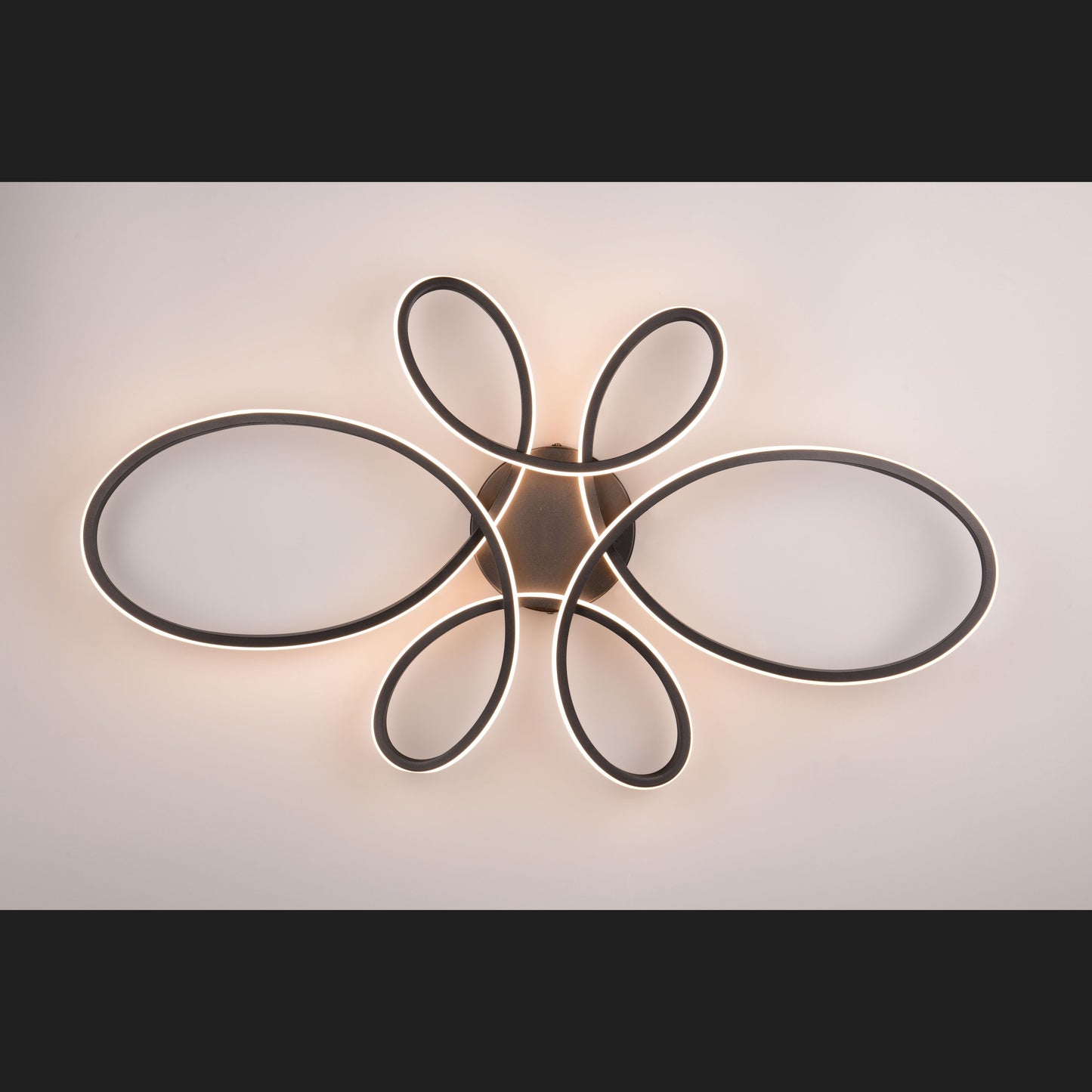 Fly  - Ceiling lamp - Black Matt - Trio