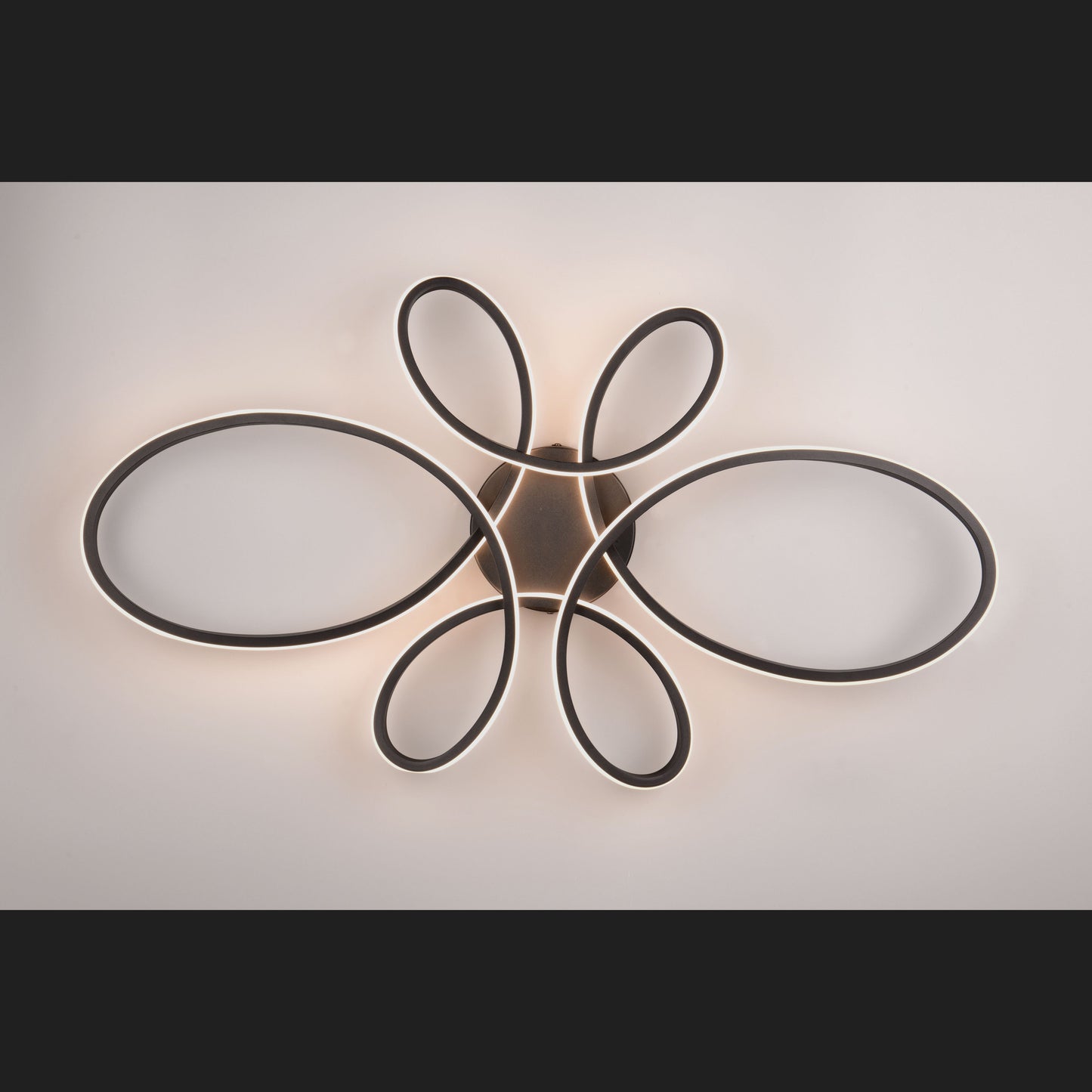 Fly  - Ceiling lamp - Black Matt - Trio