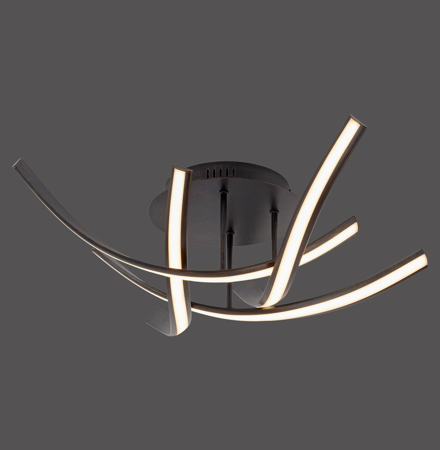 Linda - Ceiling Light - Rusty Coloured - By Paul Neuhaus - (6474-48)