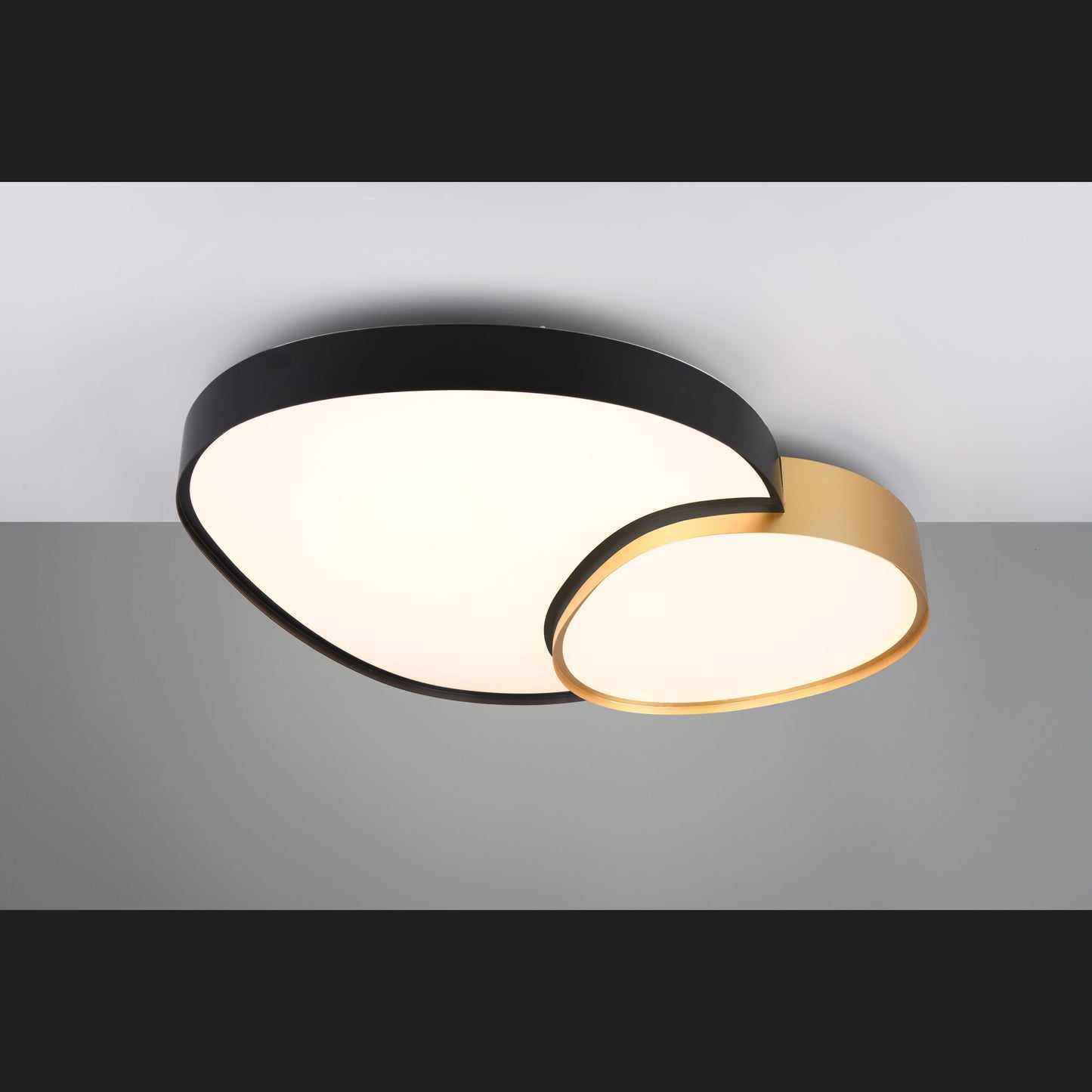 Rise  - Ceiling lamp - Black - Gold - Trio