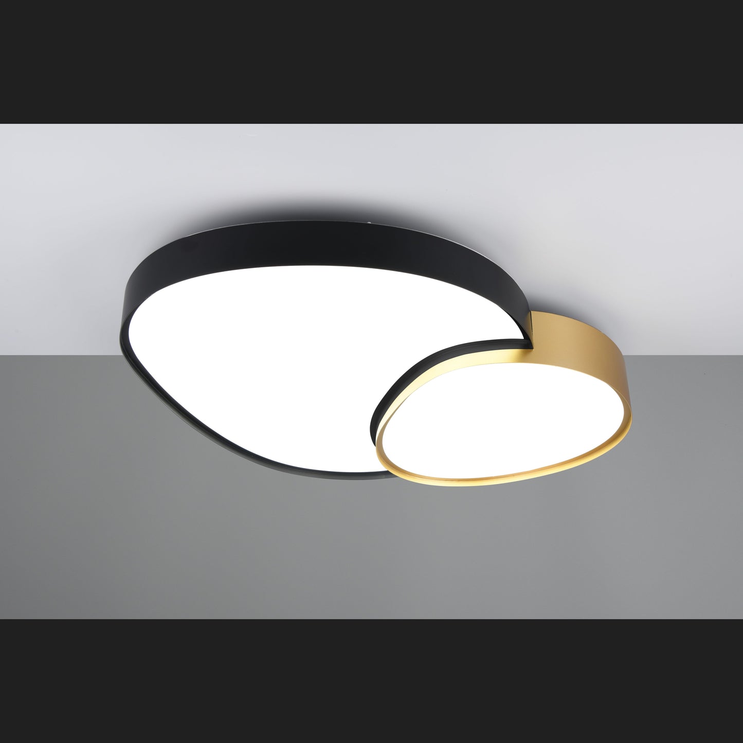 Rise  - Ceiling lamp - Black - Gold - Trio