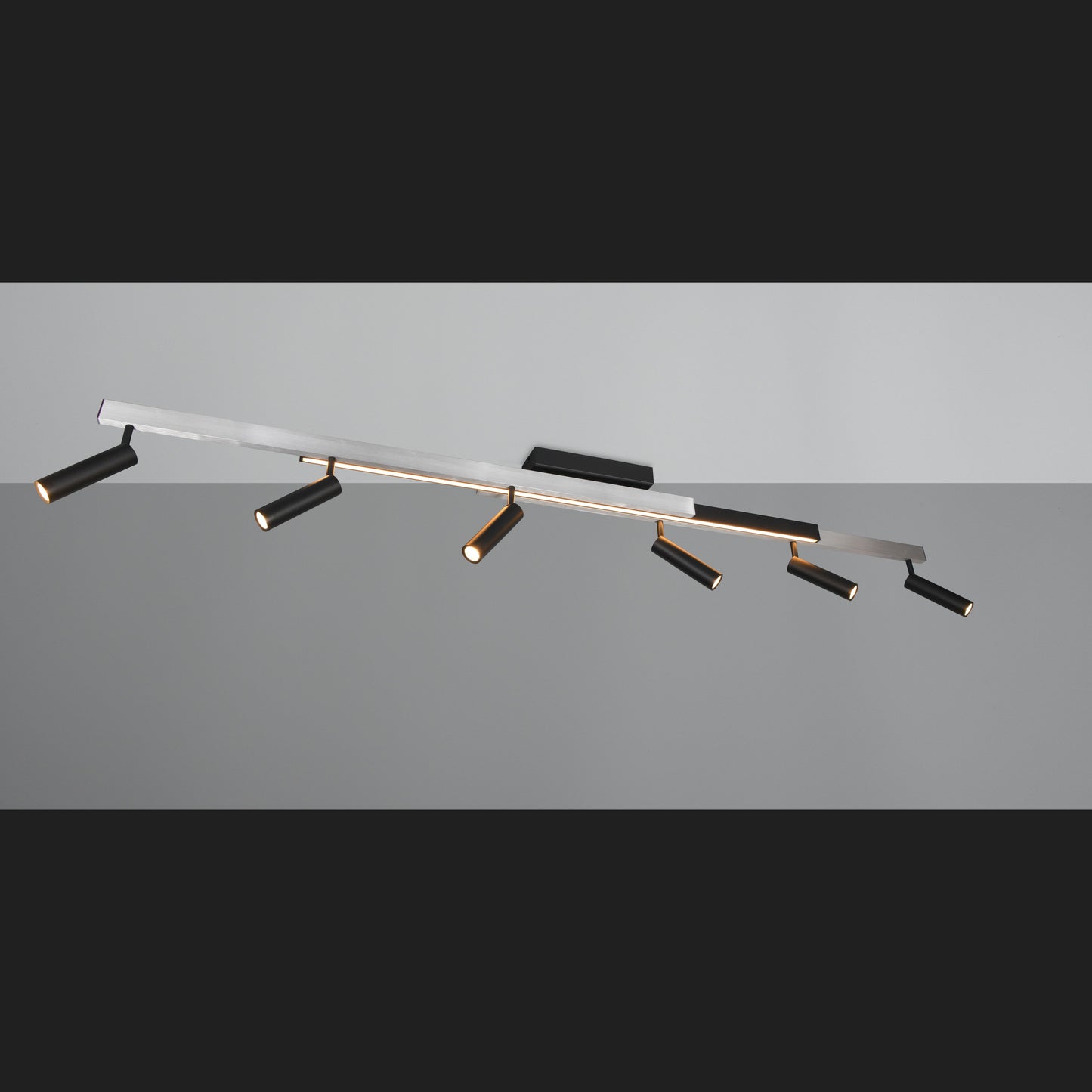 Zeno - Ceiling Lamp - Brushed Aluminium - Trio - 648310705