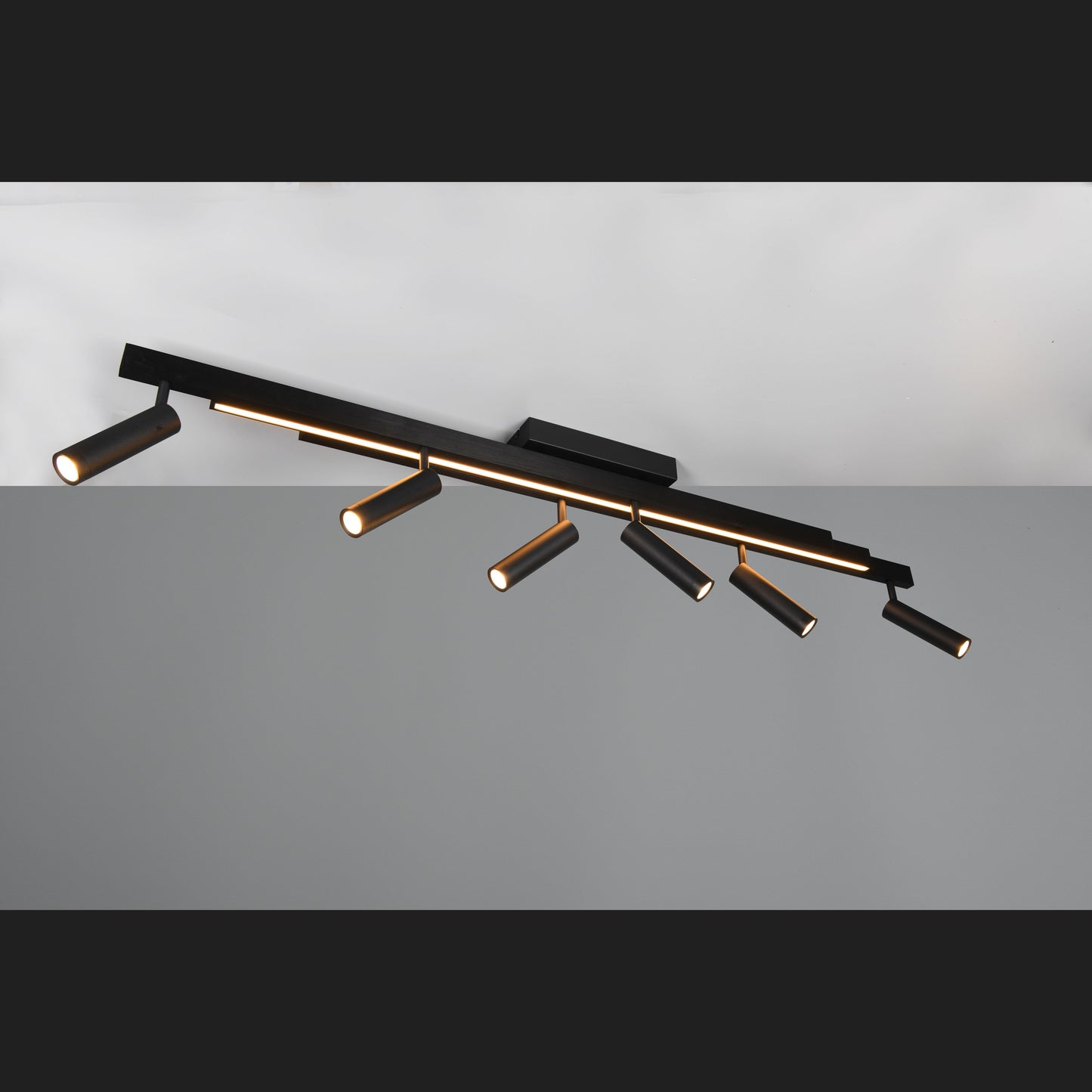 Zeno - Ceiling Lamp - Black Matt - Trio - 648310732