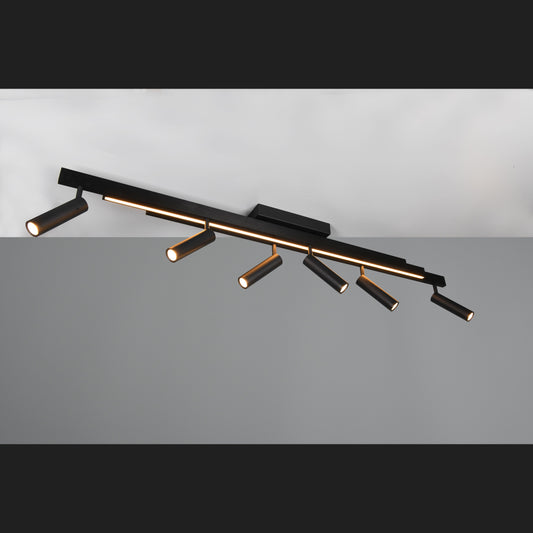 Zeno - Ceiling Lamp - Black Matt - Trio - 648310732