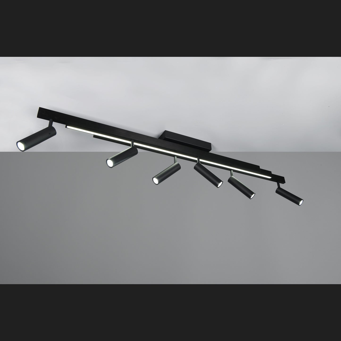 Zeno - Ceiling Lamp - Black Matt - Trio - 648310732