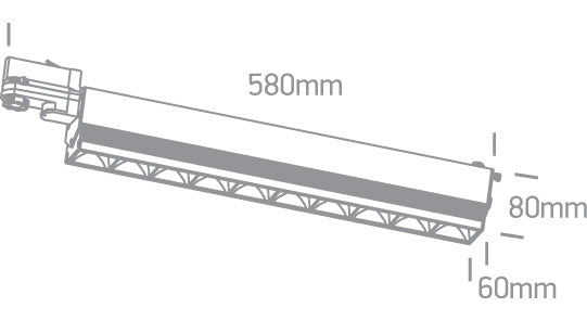 Adjustable LED Linear Track Light