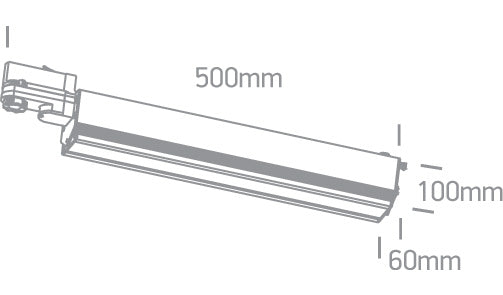 Adjustable LED Linear Track Light