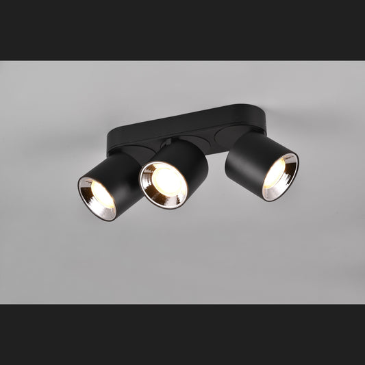 Guayana  - Ceiling lamp - Black Matt - Trio