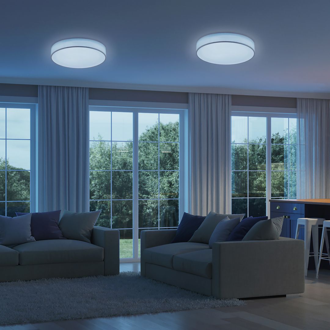 Diamo  - Ceiling lamp - White - Trio