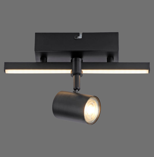 Barik - Wall And Ceiling Light - Black - By Paul Neuhaus - (6523-18)