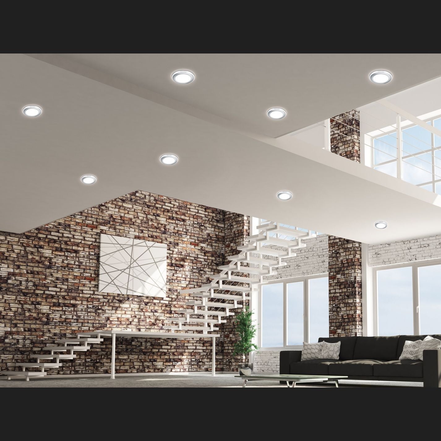 Aura  - Recessed lighting - Chrome - Trio