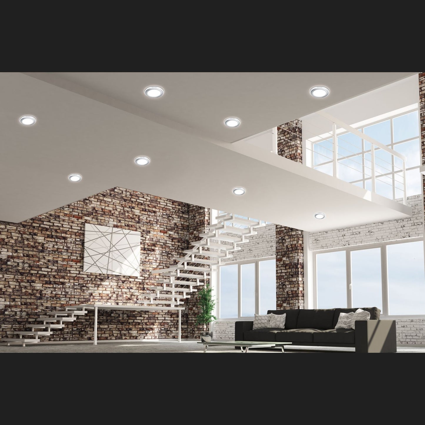 Aura  - Recessed lighting - Chrome - Trio