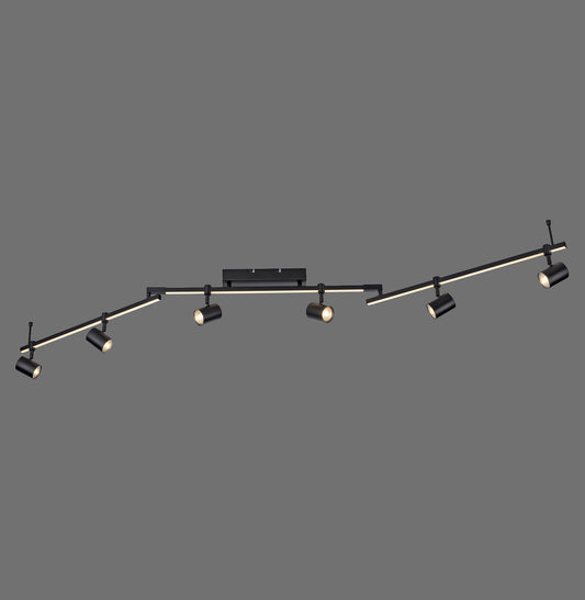 Barik - Ceiling Light - Black - By Paul Neuhaus - (6526-18)