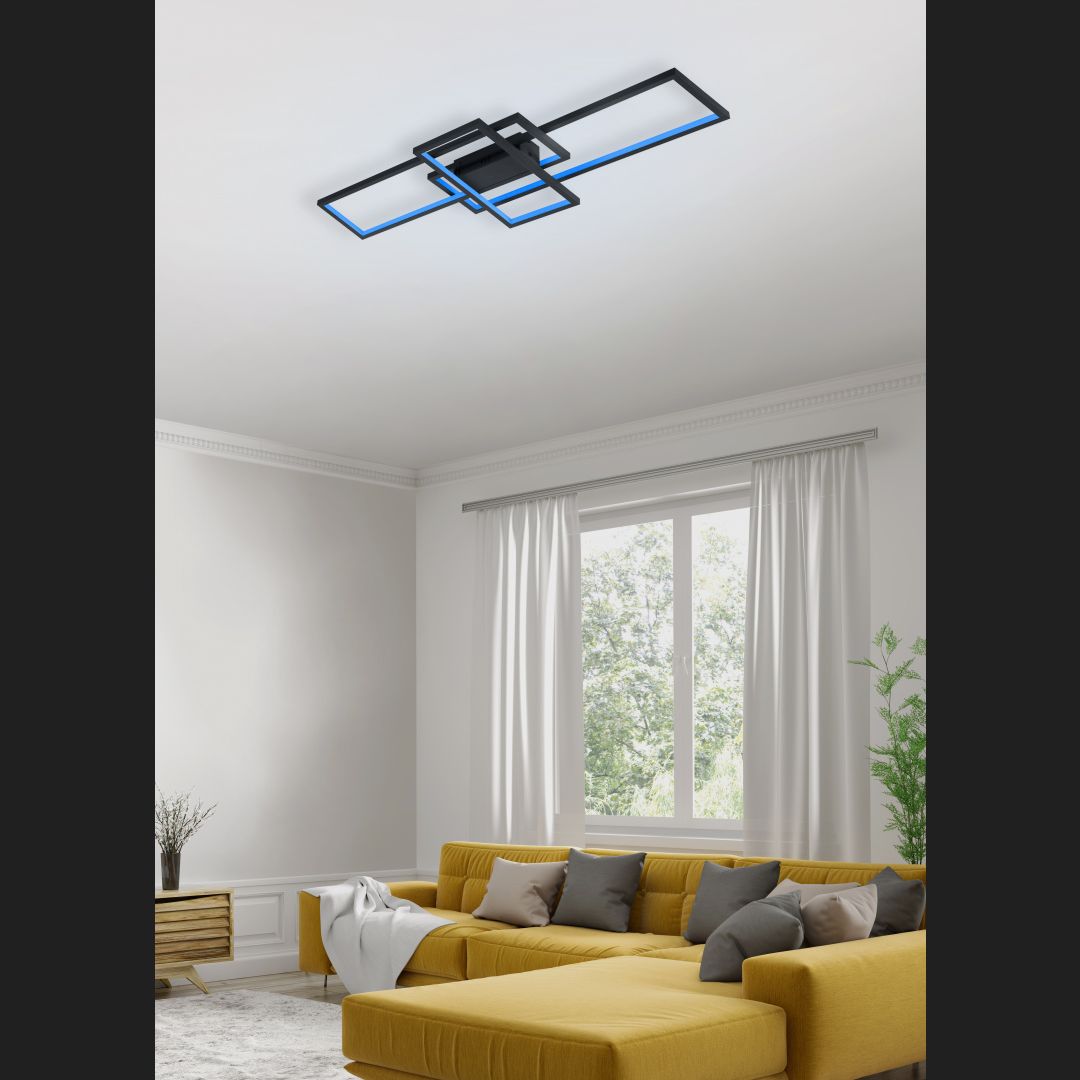 Thiago  - Ceiling lamp - Anthracite - Trio