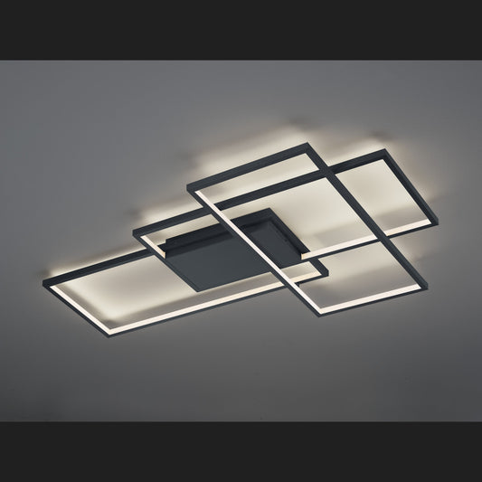 Thiago  - Ceiling lamp - Anthracite - Trio