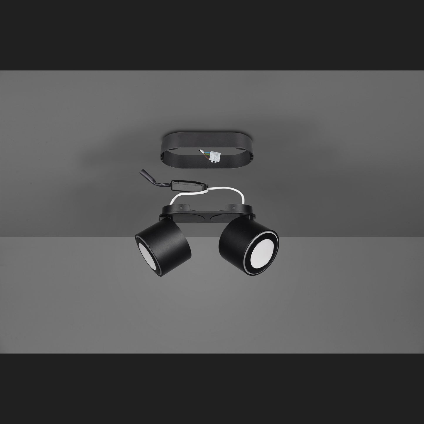 Taurus  - Ceiling lamp - Black Matt - Trio