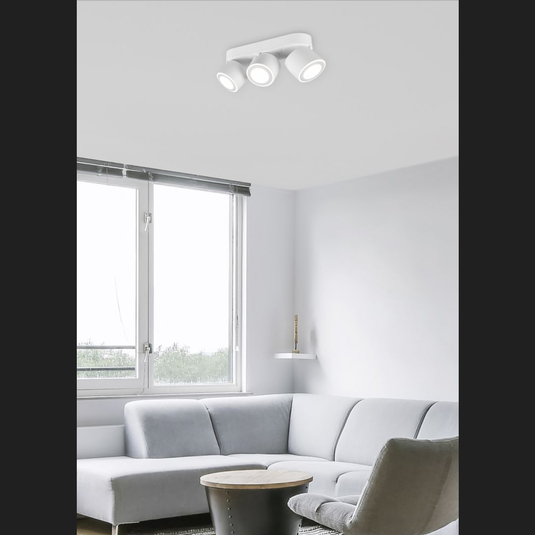 Taurus  - Ceiling lamp - White Matt - Trio