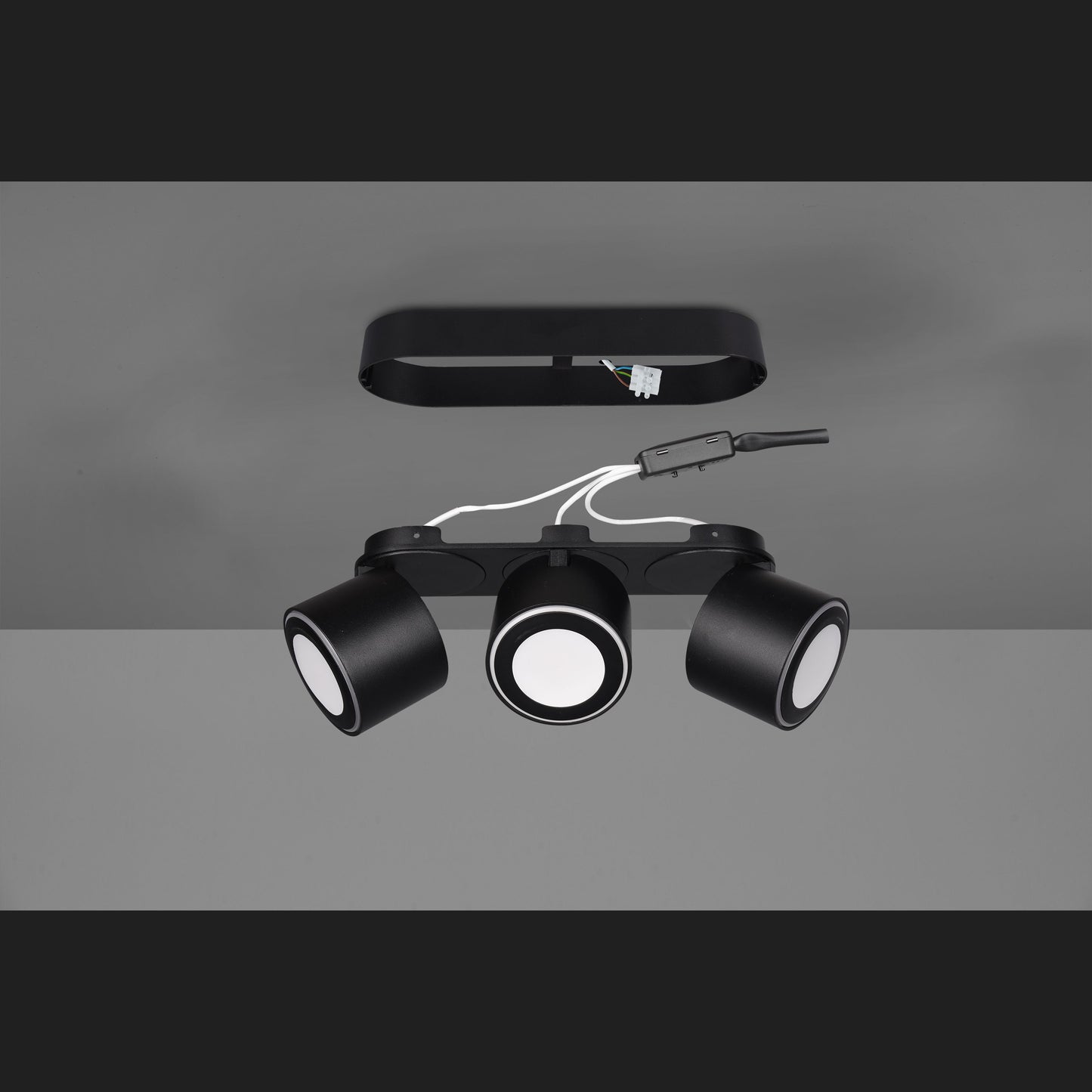 Taurus  - Ceiling lamp - Black Matt - Trio