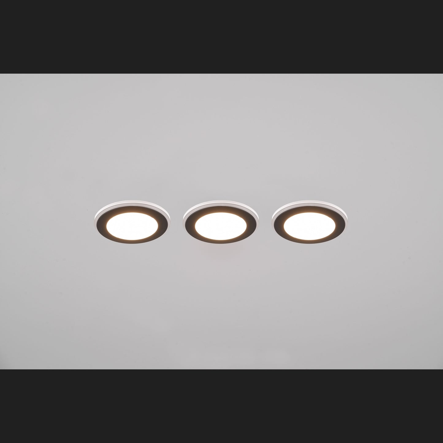Argus  - Recessed lighting - Black Matt - Trio