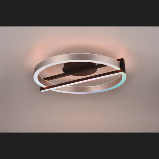 Thompson  - Ceiling lamp - Brushed Aluminium - Trio