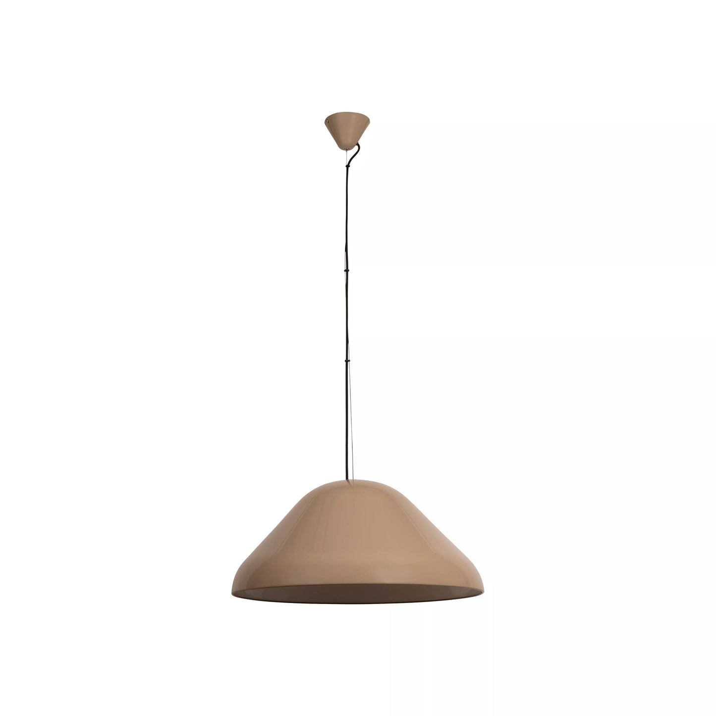 Lucide ANDRES - Pendant light - Ø 56 cm - 1xE27 - Taupe | Vibes