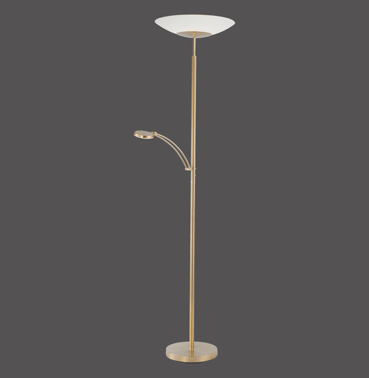 Alfred - Floor Lamp - Brass Matt - By Paul Neuhaus - (655-60)