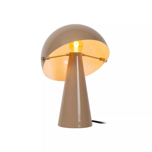 Lucide BARONE - Table lamp - Ø 23 cm - 1xE27 - Taupe | Vibes