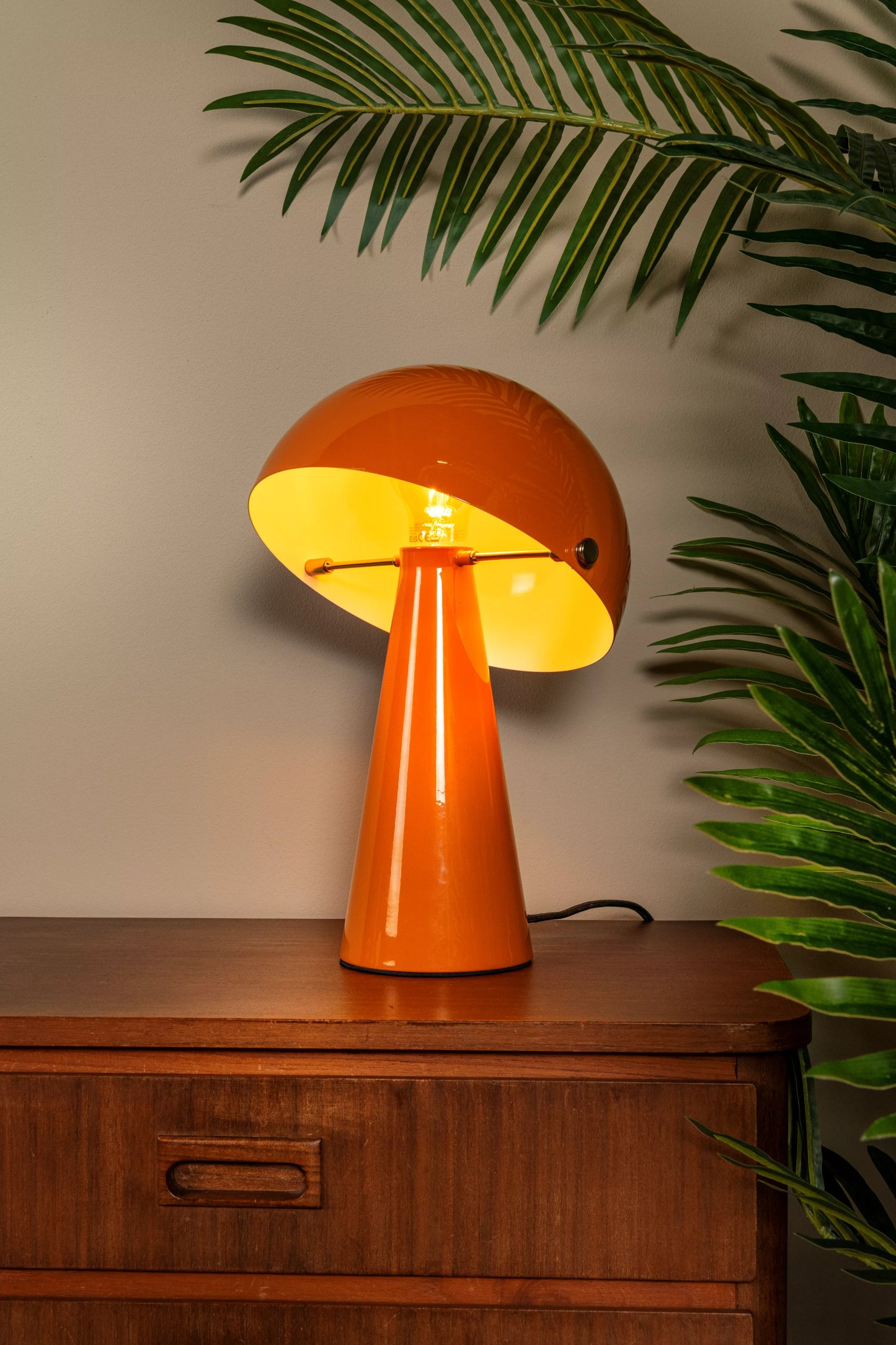 Lucide BARONE - Table lamp - Ø 23 cm - 1xE27 - Orange | Vibes